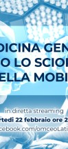 Smi-Lazio: 22 febbario ore 21.00 diretta streaming sul canale Facebook dell’Ordine dei Medici di Latina. Focus sui motivi dello sciopero dei medici previsto il 1 e 2 marzo. Collegatevi!